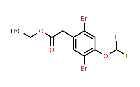 1806348-75-3 | Ethyl 2,5-dibromo-4-(difluoromethoxy)phenylacetate