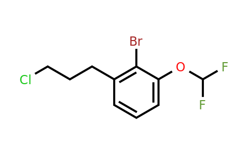 1806348-79-7 | 2-Bromo-3-(3-chloropropyl)(difluoromethoxy)benzene