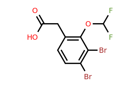 1806348-81-1 | 3,4-Dibromo-2-(difluoromethoxy)phenylacetic acid