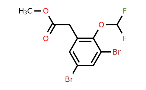 1806348-85-5 | Methyl 3,5-dibromo-2-(difluoromethoxy)phenylacetate