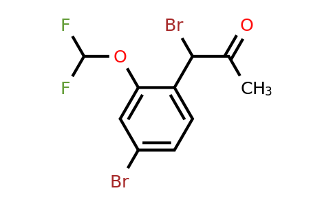 1806348-89-9 | 1-Bromo-1-(4-bromo-2-(difluoromethoxy)phenyl)propan-2-one
