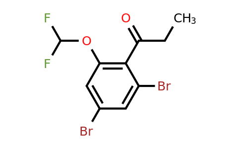 1806348-96-8 | 2',4'-Dibromo-6'-(difluoromethoxy)propiophenone