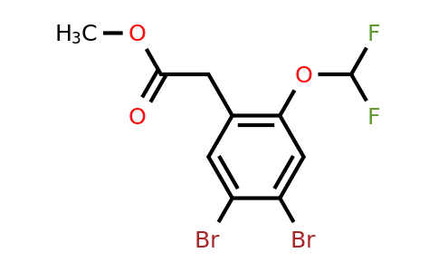 1806348-99-1 | Methyl 4,5-dibromo-2-(difluoromethoxy)phenylacetate