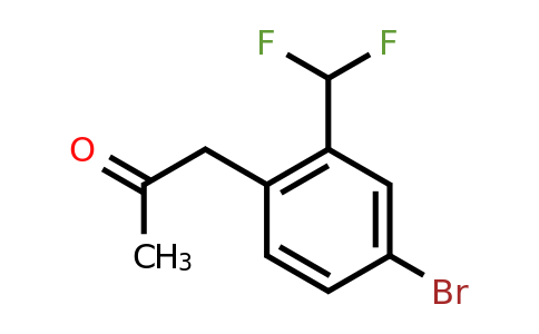 1806349-25-6 | 1-(4-Bromo-2-(difluoromethyl)phenyl)propan-2-one