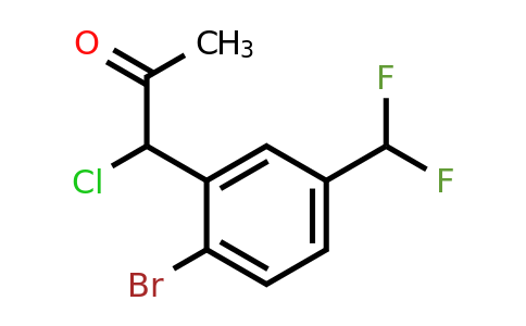 1806349-44-9 | 1-(2-Bromo-5-(difluoromethyl)phenyl)-1-chloropropan-2-one