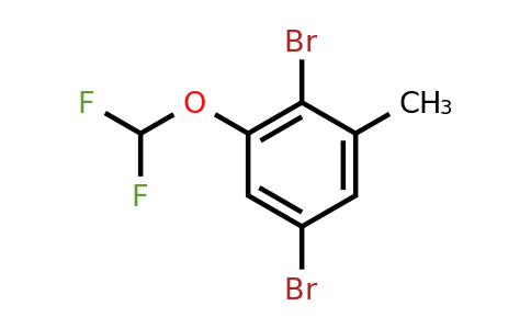 1806349-50-7 | 2,5-Dibromo-3-(difluoromethoxy)toluene