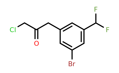 1806349-51-8 | 1-(3-Bromo-5-(difluoromethyl)phenyl)-3-chloropropan-2-one