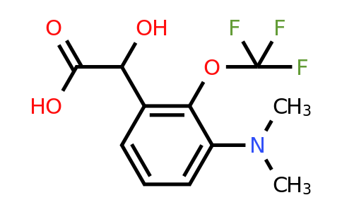1806351-15-4 | 3-Dimethylamino-2-(trifluoromethoxy)mandelic acid