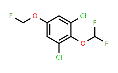 1806351-16-5 | 1,3-Dichloro-2-difluoromethoxy-5-(fluoromethoxy)benzene
