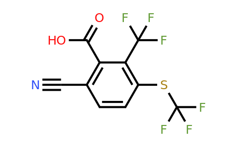 1806351-26-7 | 6-Cyano-2-trifluoromethyl-3-(trifluoromethylthio)benzoic acid