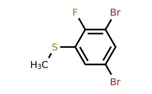 1806351-47-2 | 3,5-Dibromo-2-fluorothioanisole