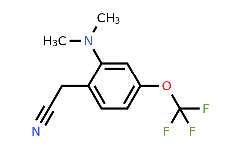 1806351-51-8 | 2-Dimethylamino-4-(trifluoromethoxy)phenylacetonitrile