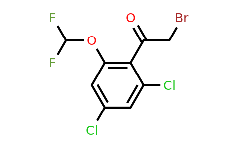 1806351-85-8 | 2',4'-Dichloro-6'-(difluoromethoxy)phenacyl bromide