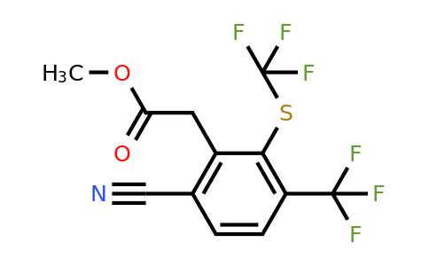 1806351-87-0 | Methyl 6-cyano-3-trifluoromethyl-2-(trifluoromethylthio)phenylacetate