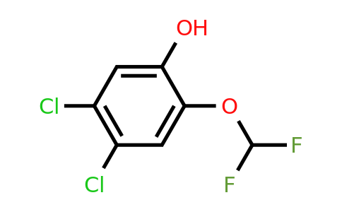 1806352-16-8 | 4,5-Dichloro-2-(difluoromethoxy)phenol