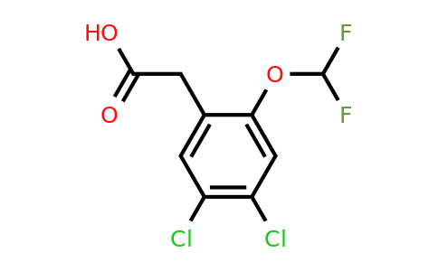 1806352-41-9 | 4,5-Dichloro-2-(difluoromethoxy)phenylacetic acid