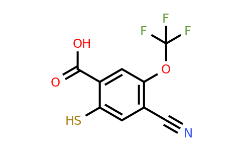 1806352-87-3 | 4-Cyano-2-mercapto-5-(trifluoromethoxy)benzoic acid