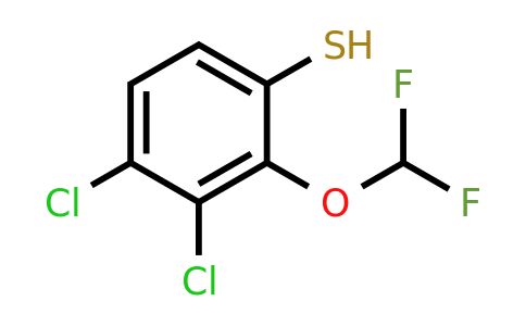 1806353-65-0 | 3,4-Dichloro-2-(difluoromethoxy)thiophenol