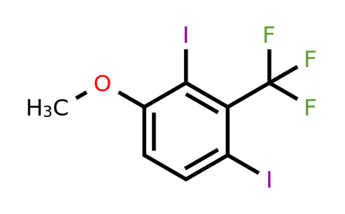 1806353-66-1 | 2,4-Diiodo-3-(trifluoromethyl)anisole