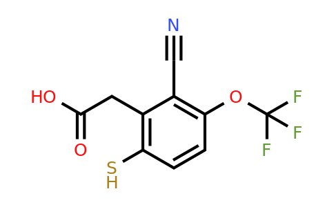 1806353-74-1 | 2-Cyano-6-mercapto-3-(trifluoromethoxy)phenylacetic acid