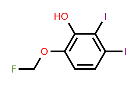 1806354-35-7 | 2,3-Diiodo-6-(fluoromethoxy)phenol
