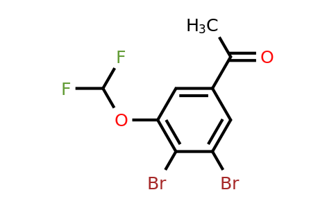 1806354-53-9 | 3',4'-Dibromo-5'-(difluoromethoxy)acetophenone