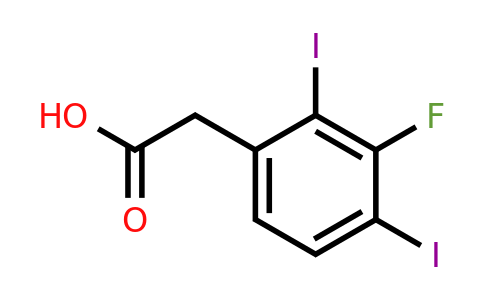 1806354-64-2 | 2,4-Diiodo-3-fluorophenylacetic acid