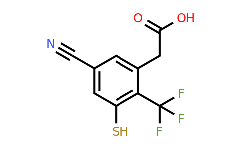 1806354-70-0 | 5-Cyano-3-mercapto-2-(trifluoromethyl)phenylacetic acid