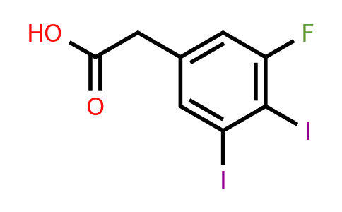 1806354-75-5 | 3,4-Diiodo-5-fluorophenylacetic acid