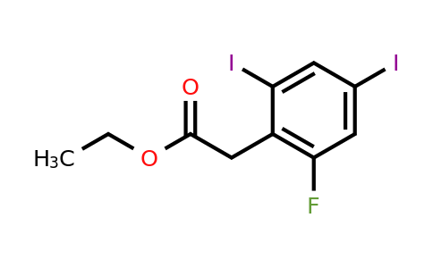 1806354-83-5 | Ethyl 2,4-diiodo-6-fluorophenylacetate