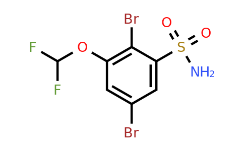 1806354-85-7 | 2,5-Dibromo-3-(difluoromethoxy)benzenesulfonamide