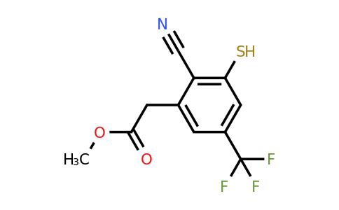 1806354-96-0 | Methyl 2-cyano-3-mercapto-5-(trifluoromethyl)phenylacetate