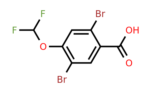 1806355-05-4 | 2,5-Dibromo-4-(difluoromethoxy)benzoic acid
