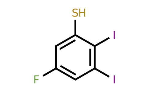 1806355-23-6 | 2,3-Diiodo-5-fluorothiophenol