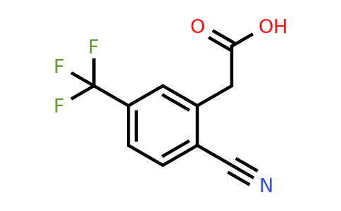 1806355-29-2 | 2-Cyano-5-(trifluoromethyl)phenylacetic acid
