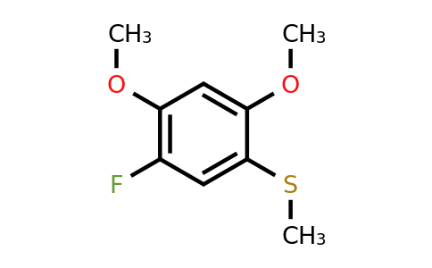 1806355-56-5 | 2,4-Dimethoxy-5-fluorothioanisole
