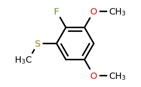 1806355-58-7 | 3,5-Dimethoxy-2-fluorothioanisole