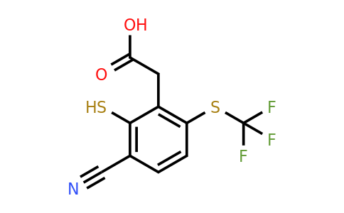 1806355-60-1 | 3-Cyano-2-mercapto-6-(trifluoromethylthio)phenylacetic acid