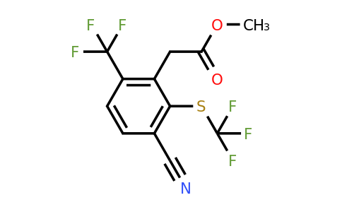 1806356-31-9 | Methyl 3-cyano-6-trifluoromethyl-2-(trifluoromethylthio)phenylacetate