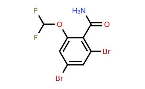1806356-54-6 | 2,4-Dibromo-6-(difluoromethoxy)benzamide