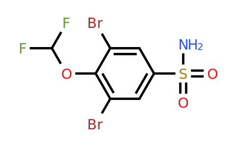 1806356-55-7 | 3,5-Dibromo-4-(difluoromethoxy)benzenesulfonamide