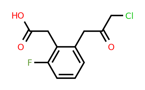 1806357-33-4 | 2-(3-Chloro-2-oxopropyl)-6-fluorophenylacetic acid