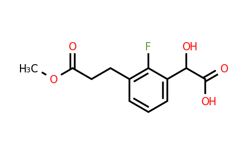 1806357-36-7 | 2-Fluoro-3-(3-methoxy-3-oxopropyl)mandelic acid