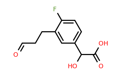 1806357-50-5 | 4-Fluoro-3-(3-oxopropyl)mandelic acid