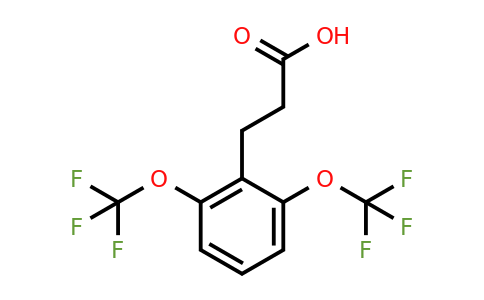 1806358-11-1 | (2,6-Bis(trifluoromethoxy)phenyl)propanoic acid