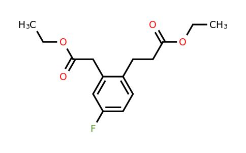 1806358-66-6 | Ethyl 2-(3-ethoxy-3-oxopropyl)-5-fluorophenylacetate