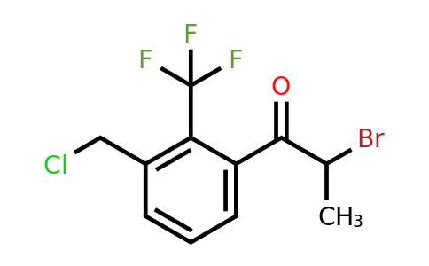 1806358-91-7 | 2-Bromo-1-(3-(chloromethyl)-2-(trifluoromethyl)phenyl)propan-1-one