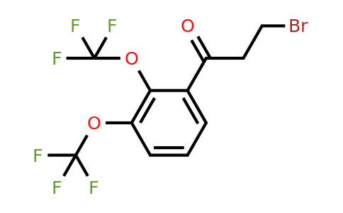 1806358-92-8 | 1-(2,3-Bis(trifluoromethoxy)phenyl)-3-bromopropan-1-one