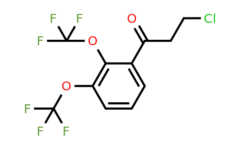 1806359-13-6 | 1-(2,3-Bis(trifluoromethoxy)phenyl)-3-chloropropan-1-one