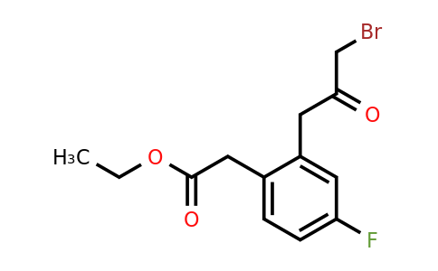 1806359-15-8 | Ethyl 2-(3-bromo-2-oxopropyl)-4-fluorophenylacetate